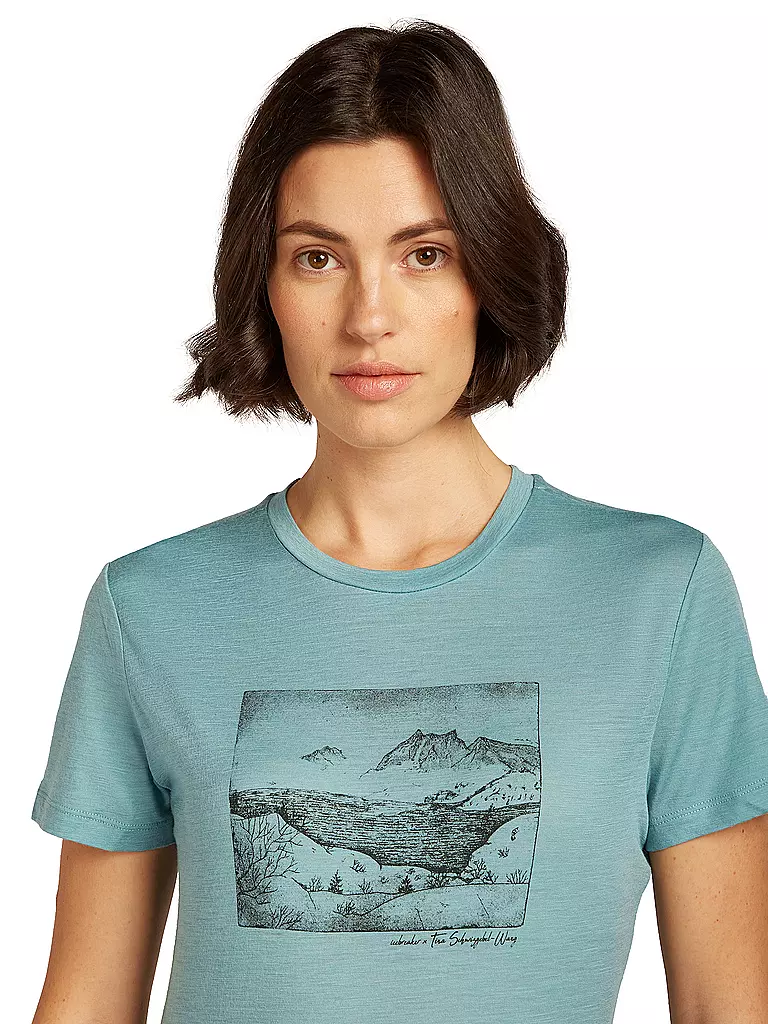 ICEBREAKER | T-shirt de sport femme Lake View 150 Tech-Lite |