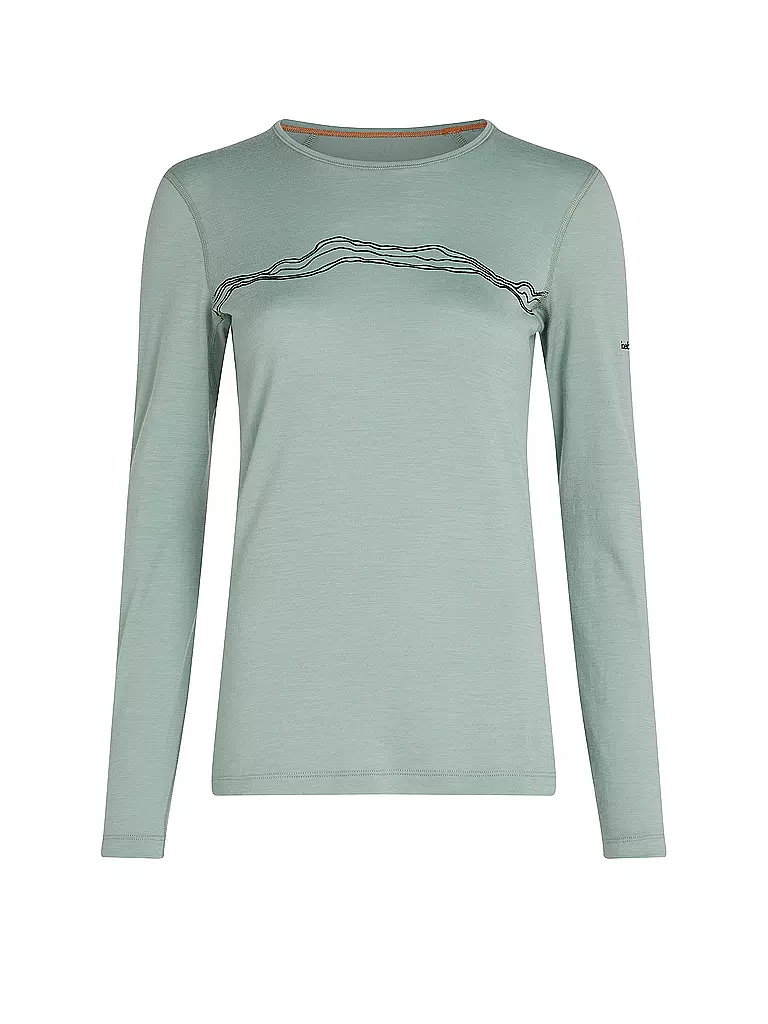 ICEBREAKER | T-shirt de sport femme Mountain Pulse 200 | Vert clair