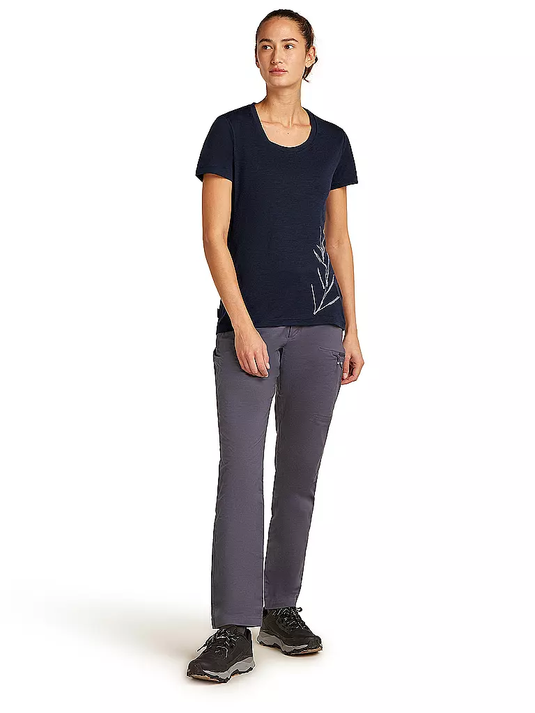 ICEBREAKER | T-shirt de sport femme Panax 150 Tech | Bleu foncé