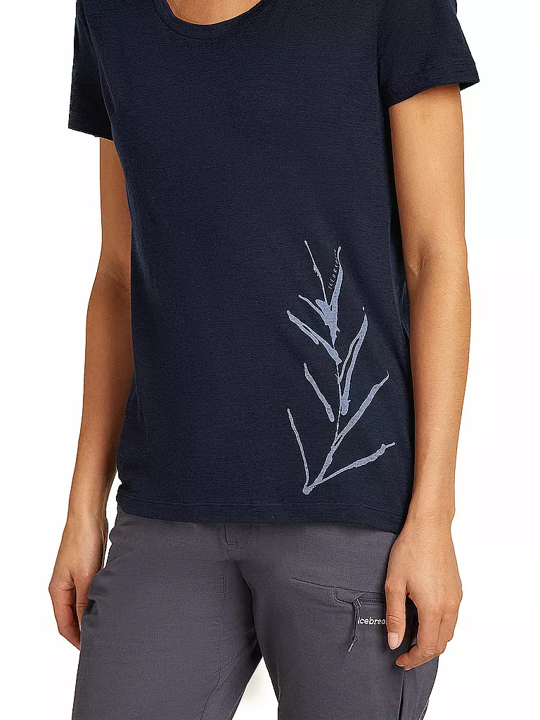 ICEBREAKER | T-shirt de sport femme Panax 150 Tech | Bleu foncé