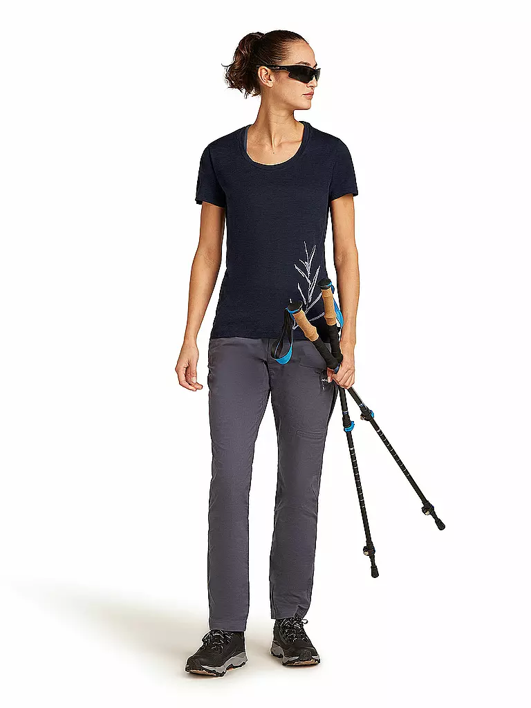 ICEBREAKER | T-shirt de sport femme Panax 150 Tech | Bleu foncé