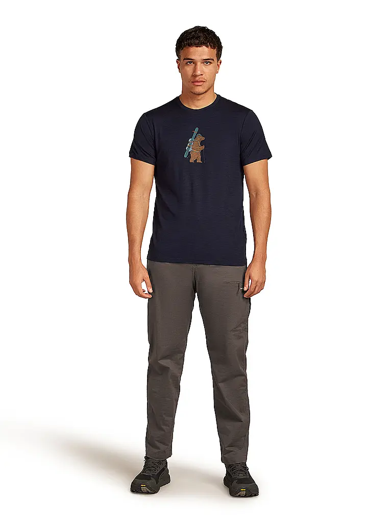 ICEBREAKER | T-shirt de sport homme Bear Tour 150 Tech | Bleu foncé
