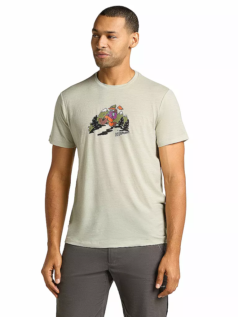 ICEBREAKER | T-shirt de sport homme Catch Me 150 Tech | Beige