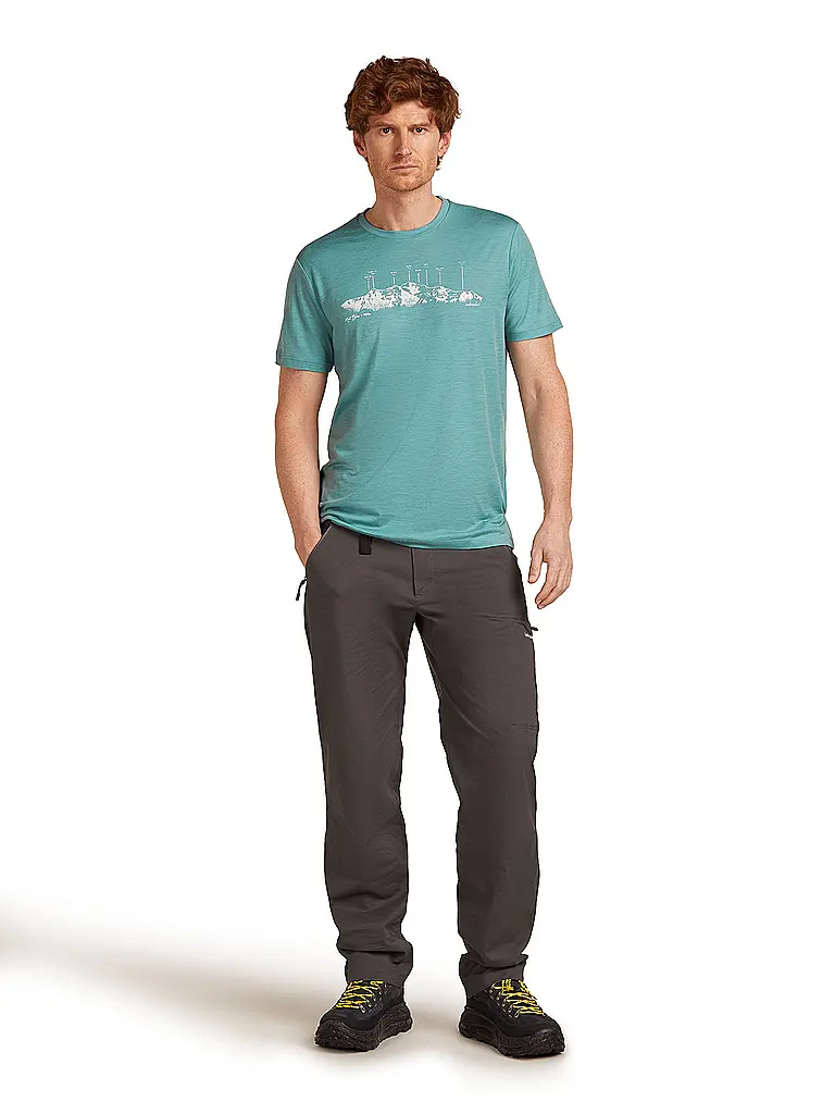 ICEBREAKER | T-shirt de sport homme Massif Trail 150 Tech | Bleu clair