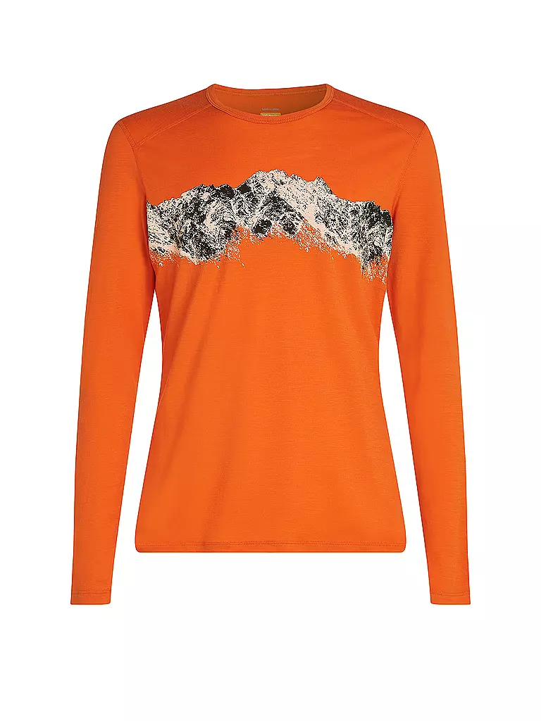 ICEBREAKER | T-shirt de sport homme Merino 200 Oasis Thermo | Orange