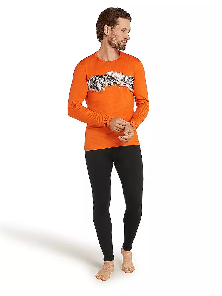ICEBREAKER | T-shirt de sport homme Merino 200 Oasis Thermo | Orange
