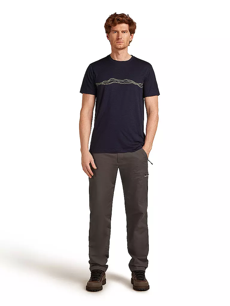 ICEBREAKER | T-shirt de sport homme Mount Pulse 150 Tech | Bleu foncé