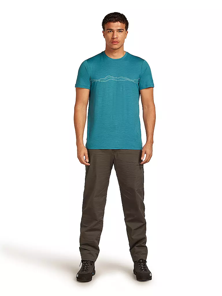 ICEBREAKER | T-shirt de sport homme Mount Pulse 150 Tech | Pétrole