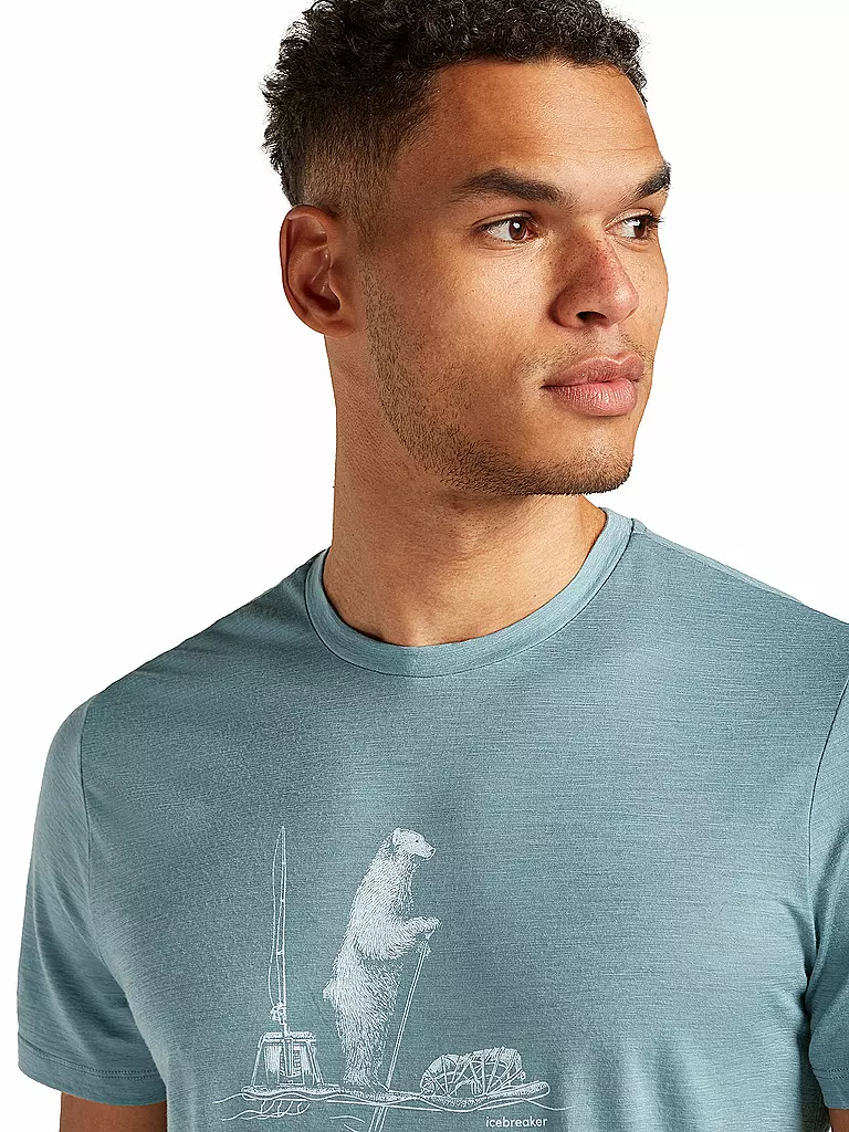 ICEBREAKER | T-shirt de sport homme Paddle 150 Tech | Bleu clair