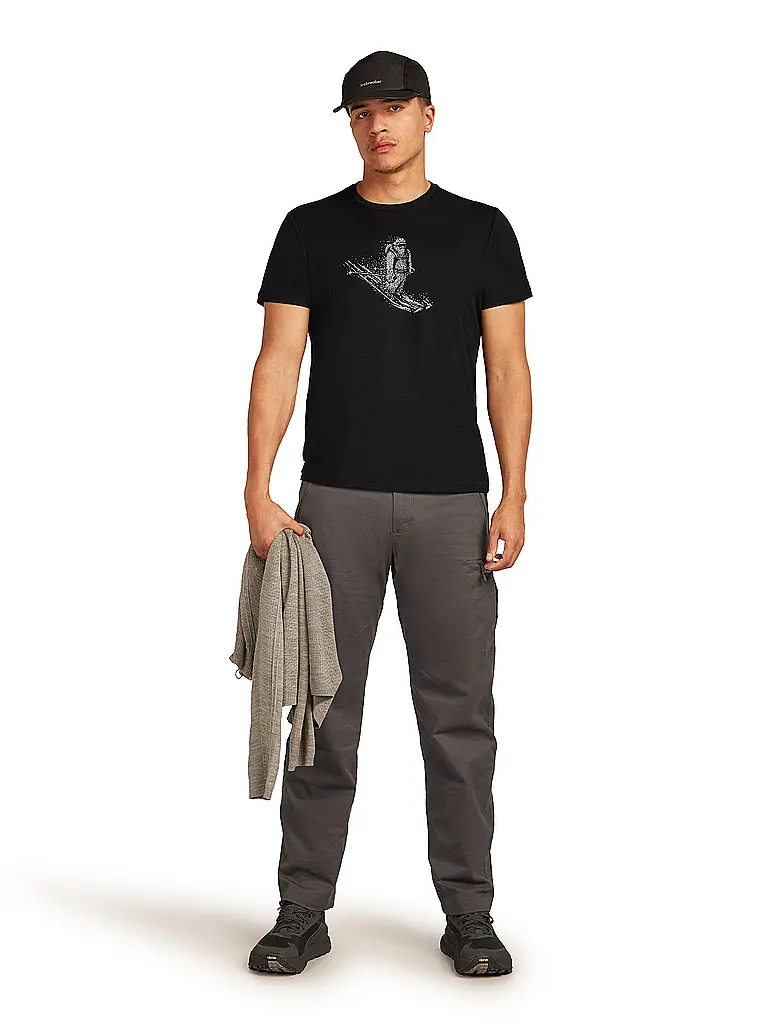 ICEBREAKER | T-shirt de sport homme Skiing Yeti 150 Merino imprimé |