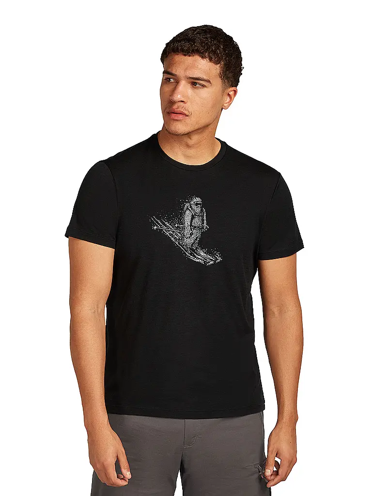 ICEBREAKER | T-shirt de sport homme Skiing Yeti 150 Merino imprimé |