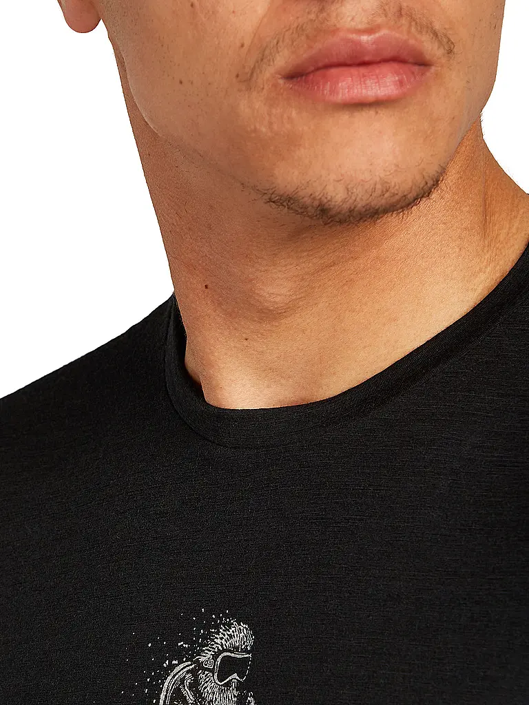ICEBREAKER | T-shirt de sport homme Skiing Yeti 150 Merino imprimé |