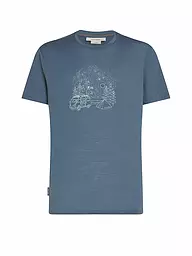 ICEBREAKER | T-shirt de sport homme Van Camp 150 Tech III | Bleu foncé