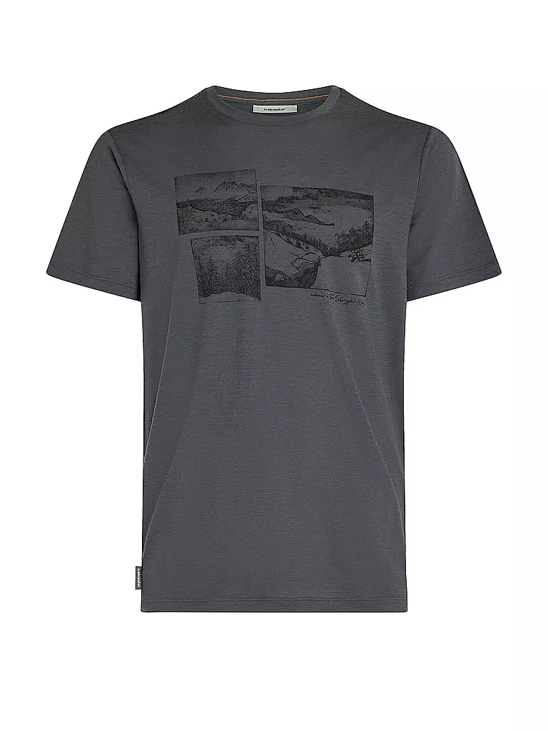 ICEBREAKER | T-shirt de sport Journey 150 Tech pour homme | Gris