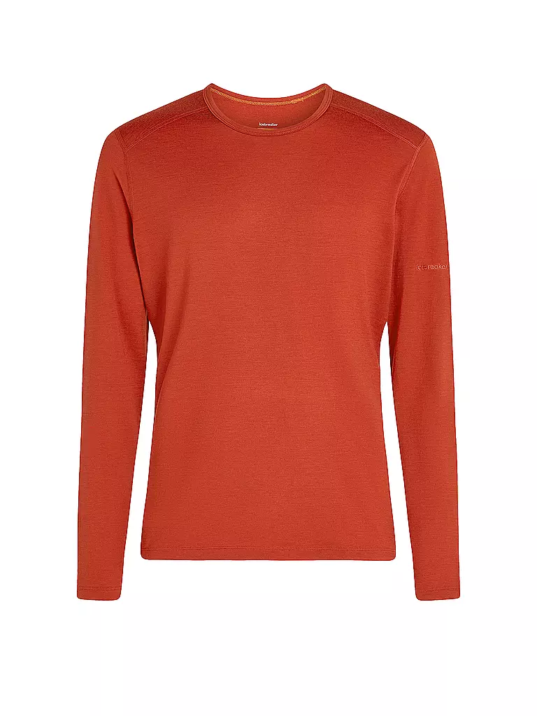 ICEBREAKER | T-shirt de sport manches longues en mérinos 200 Oasis pour homme | Cuivre