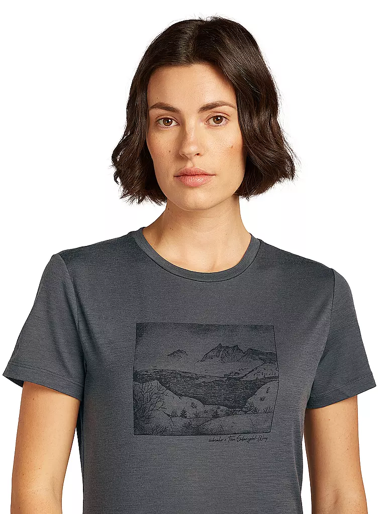 ICEBREAKER | T-shirt de sport pour femme Lake View 150 Tech-Lite |