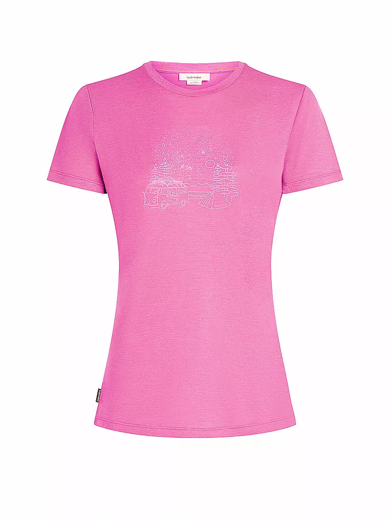 ICEBREAKER | T-shirt de sport pour femme Van Camp 150 Tech | Rose