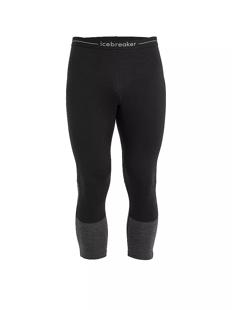 ICEBREAKER | Tight 3/4 200 ZoneKnit™ Merino Homme | Noir