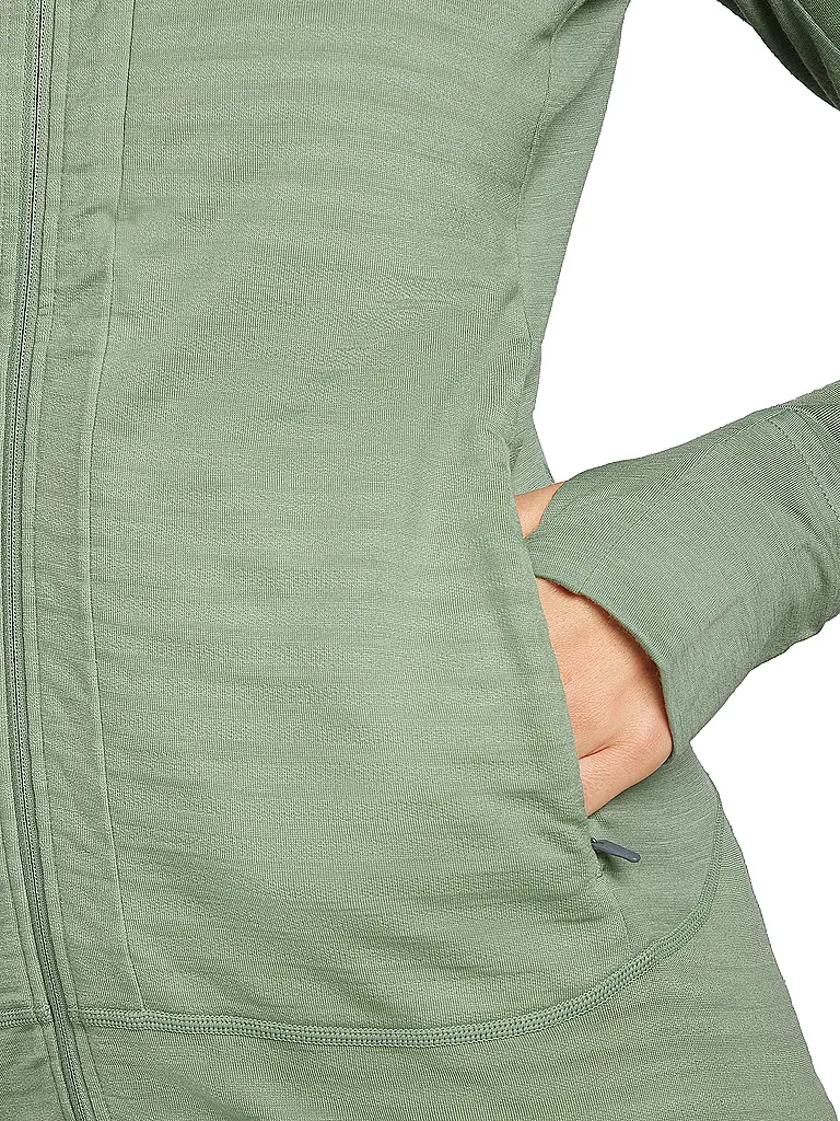 ICEBREAKER | Veste polaire femme Real Fleece 300 à capuche en mérinos |