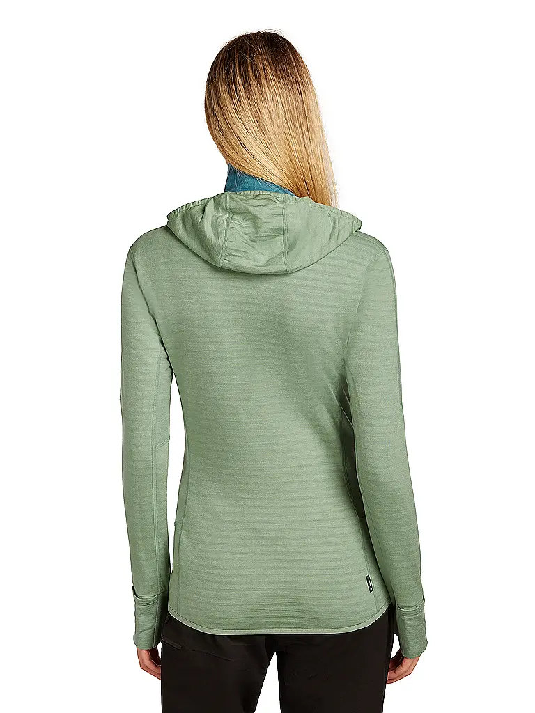 ICEBREAKER | Veste polaire femme Real Fleece 300 à capuche en mérinos |