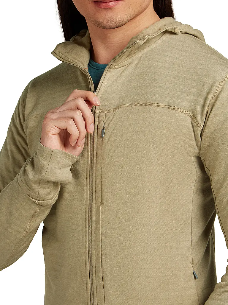 ICEBREAKER | Veste polaire homme Real Fleece 300 Merino à capuche |