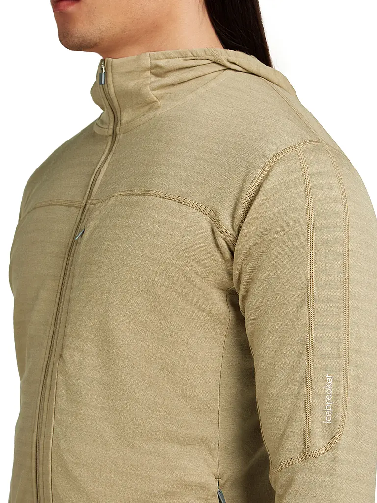 ICEBREAKER | Veste polaire homme Real Fleece 300 Merino à capuche |