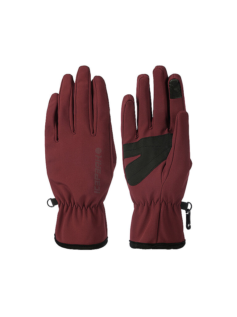 Gants Softshell Hustonville rouge foncé XL