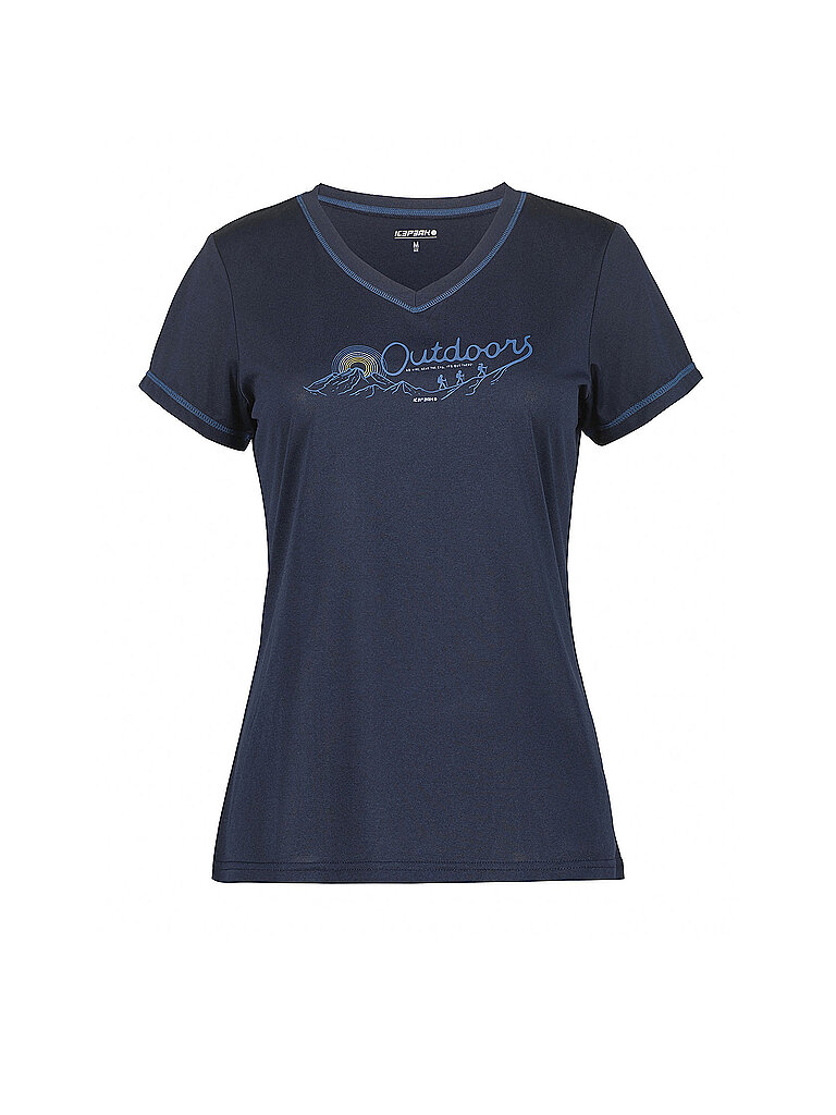 T-shirt de sport fonctionnel Burnhams bleu marine L