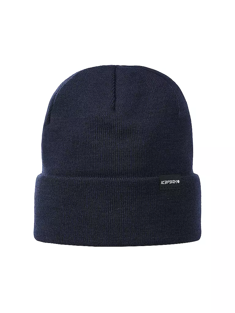 ICEPEAK | Bonnet en laine Hereford | Bleu foncé