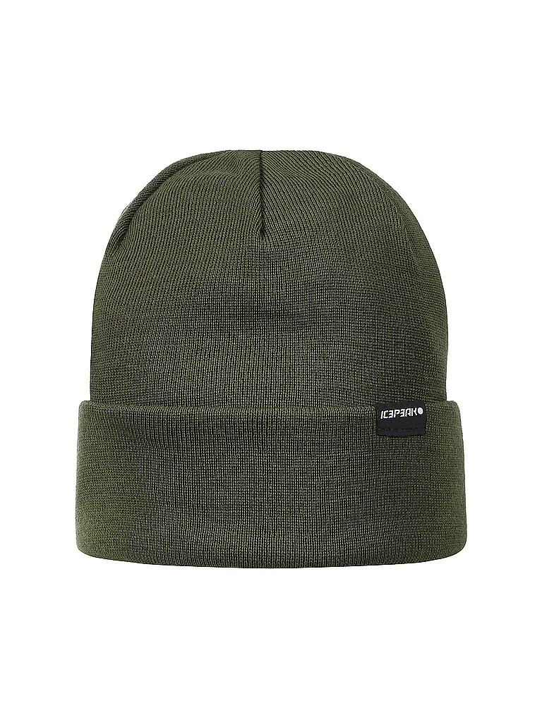 ICEPEAK | Bonnet en laine Hereford | Olive