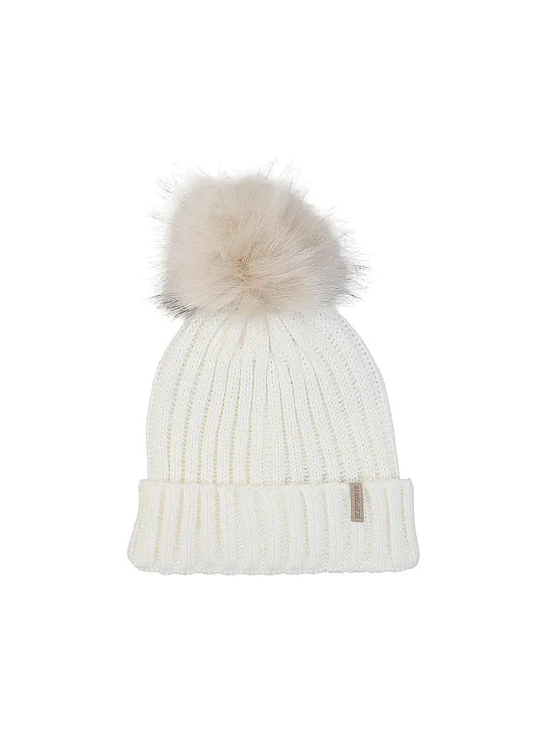 ICEPEAK | Bonnet pour femmes Hazen à pompon | Blanc
