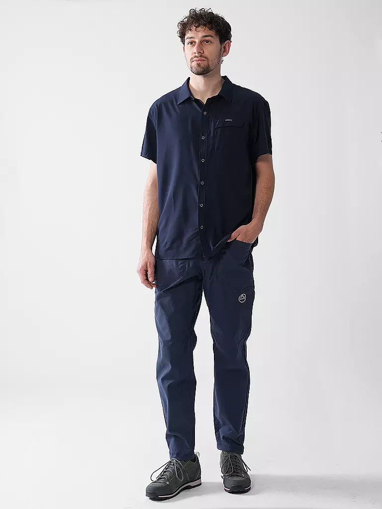 ICEPEAK | Chemise Burns pour homme | Bleu foncé