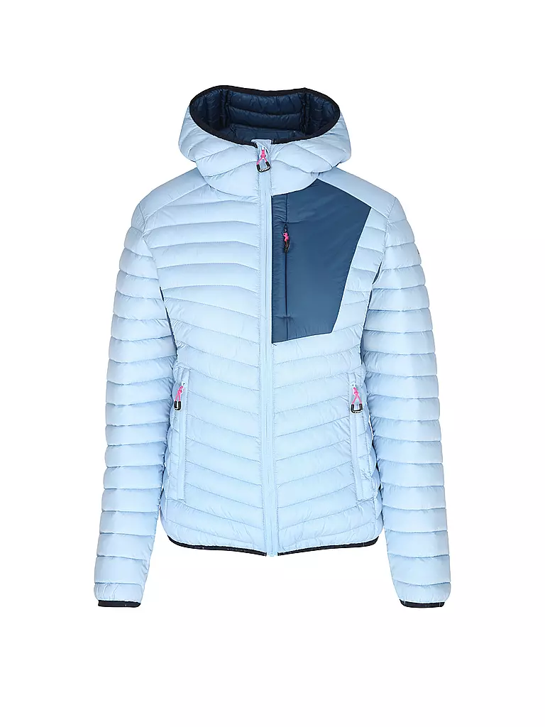 ICEPEAK | Damen Isojacke Dix Hoodie | Bleu clair