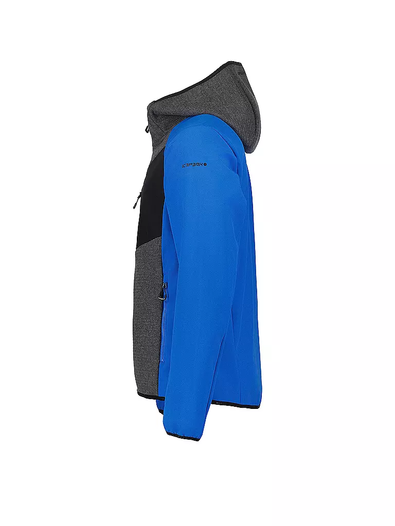 ICEPEAK | Herren Fleecejacke Danfort Hoodie | Bleu