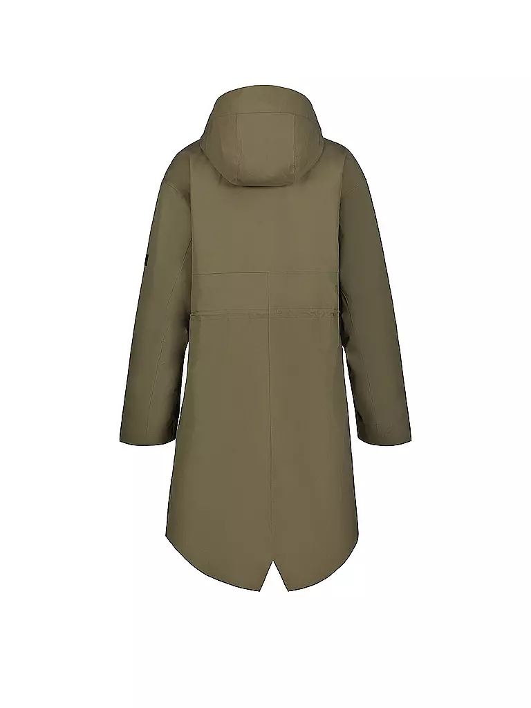 ICEPEAK | Manteau d'hiver pour femme Minier à capuche | Olive
