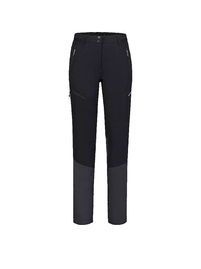 ICEPEAK | Pantalon de randonnée pour femmes Branford | Noir