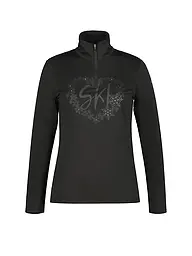 ICEPEAK | Sous-pull zippé Ellenton pour femme | Noir