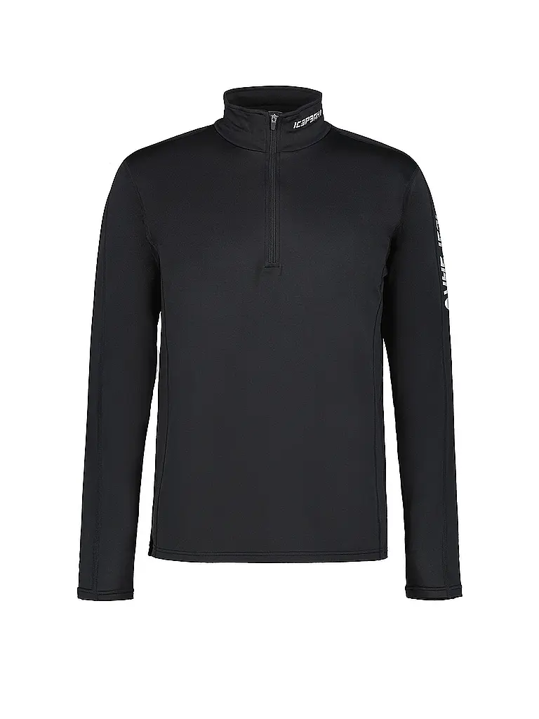 ICEPEAK | Sous-pull zippé homme Fleminton | Noir