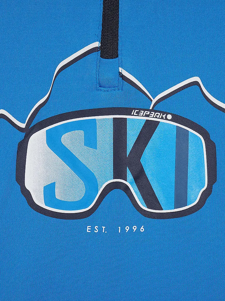 ICEPEAK | Sous-pull zippé pour garçon Layton Jr | Bleu