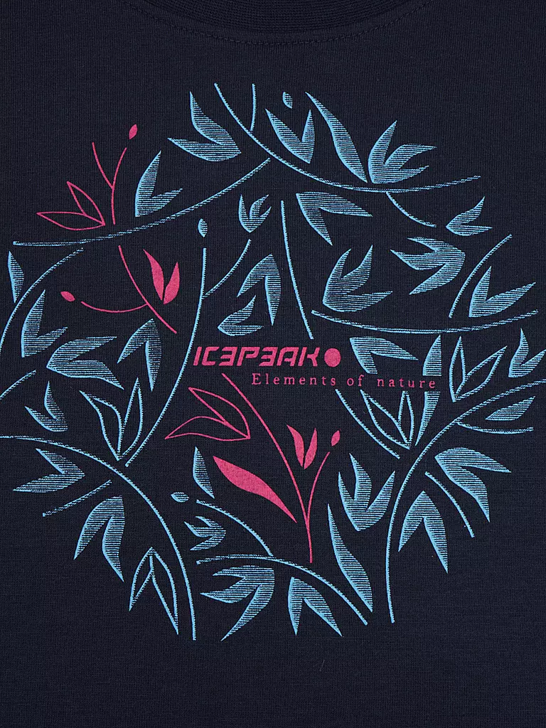 ICEPEAK | T-shirt de sport Belcher pour femmes | Bleu foncé