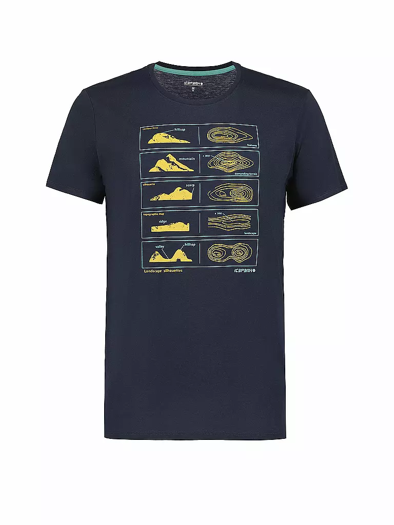 ICEPEAK | T-shirt de sport pour homme Beeville | Bleu foncé