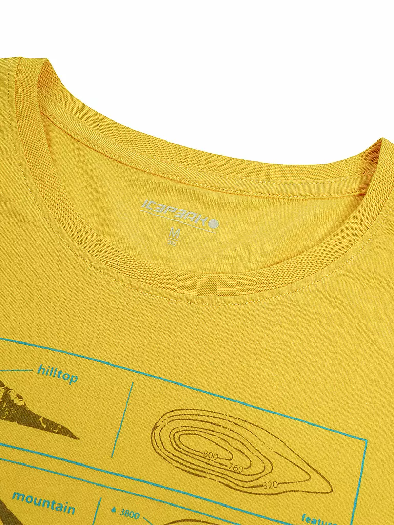 ICEPEAK | T-shirt de sport pour homme Beeville | Jaune