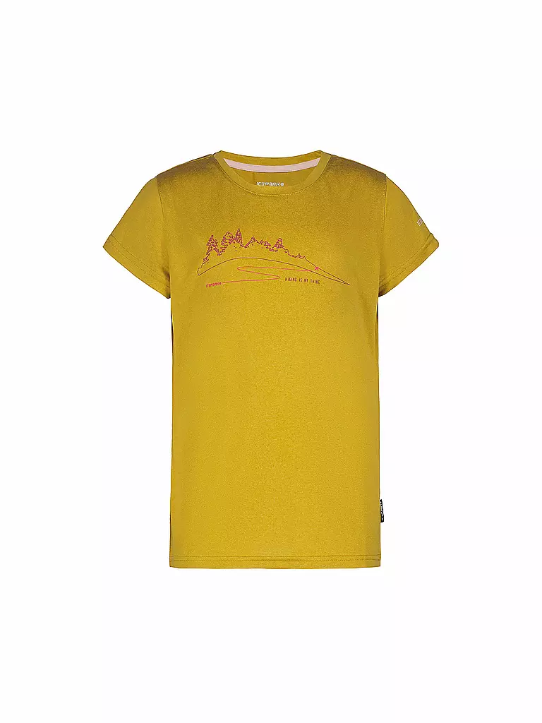 ICEPEAK | T-shirt fille Kivalina JR | Moutarde
