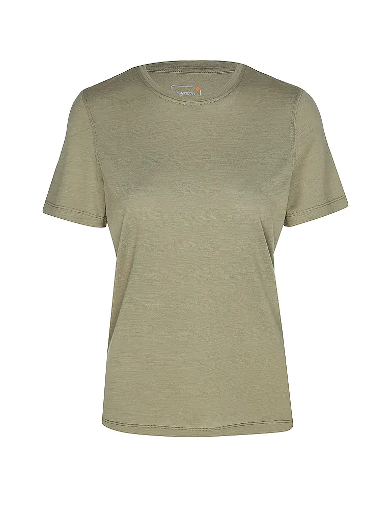 ICEPEAK | T-shirt uni Greitz pour femmes | Olive