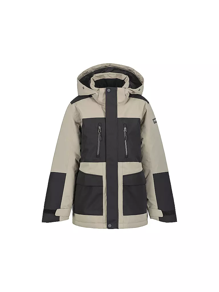 ICEPEAK | Veste d'hiver pour enfants Kanosh à capuche | Gris