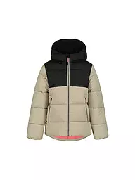 ICEPEAK | Veste d'hiver pour fille Kirn à capuche imprimée | Beige
