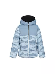 ICEPEAK | Veste d'hiver pour fille Kirn à imprimé avec capuche | Bleu clair