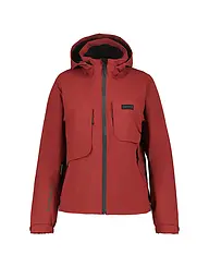 ICEPEAK | Veste de randonnée pour femmes Brilliant Shell à capuche | Rouge foncé