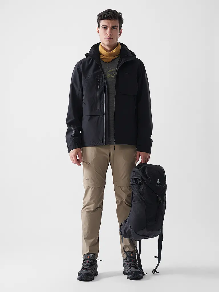 ICEPEAK | Veste de randonnée pour homme Brandt | Noir