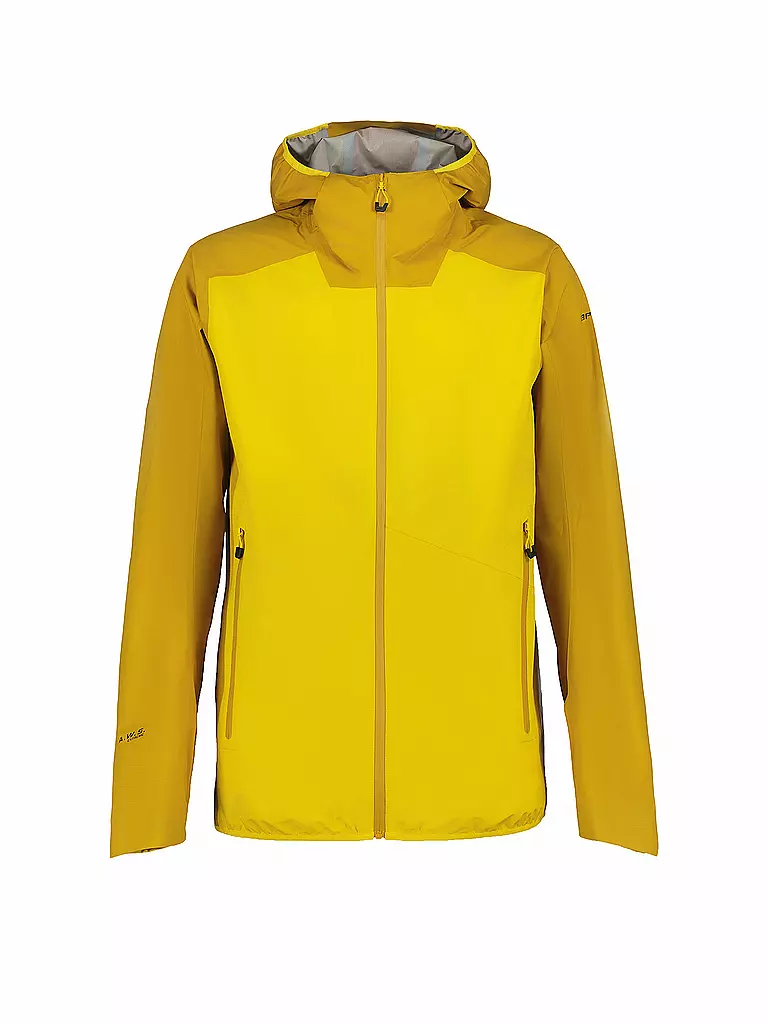 ICEPEAK | Veste de randonnée pour homme Dawson 2.5L à capuche | Moutarde